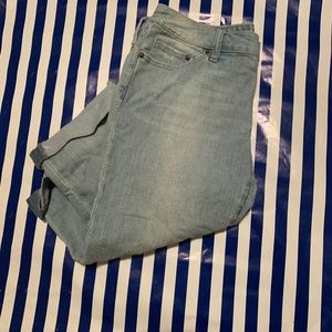 Seven7 Knee-Length Distressed Shorts